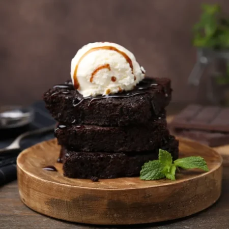 Choco Brownie with Ice Cream