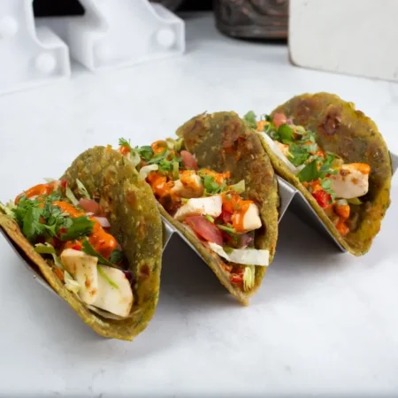 Paneer Tikka Tacos