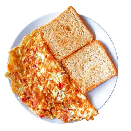 Schezwan Bread Omlette