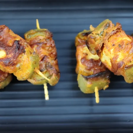 Spicy Paneer Shashlik